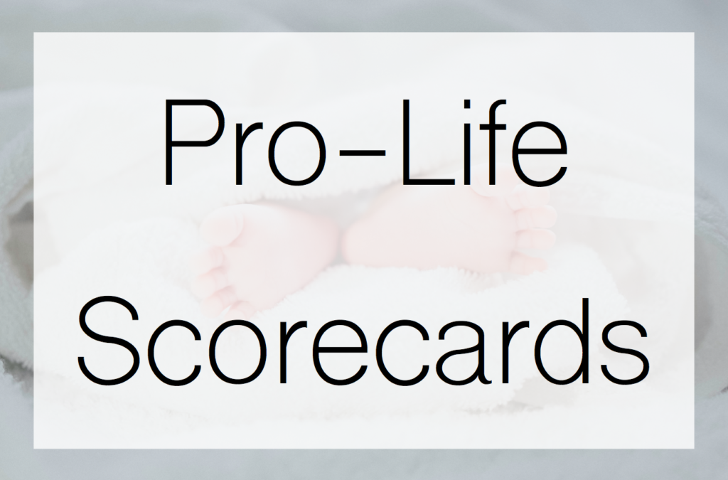 Pro-Life Ratings – Looking back over the last 12 years